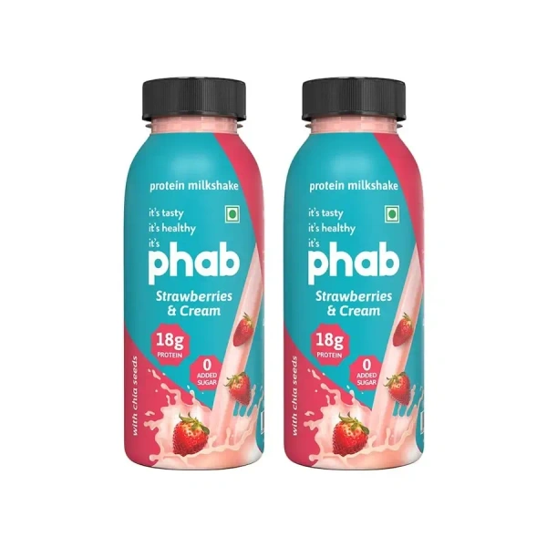 PHAB PROTEIN MILKSHAKE STRAWBERRY - 180ML