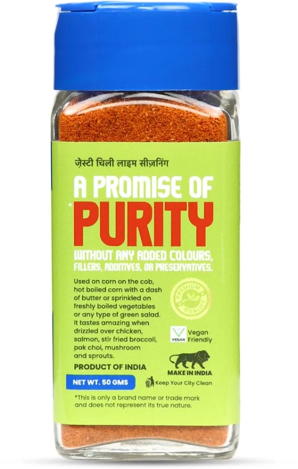 CRISTA ZESTY CHILLI LIME SEASONING - 50GM