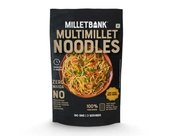 MILLET BANK NOODLES MULTIMILLETS - 180GM