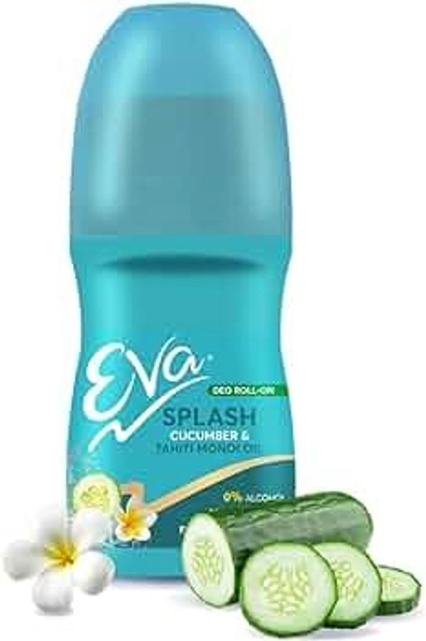 EVA ROLL ON SPLASH CUCUMBER & TAHITI OIL - 25ML