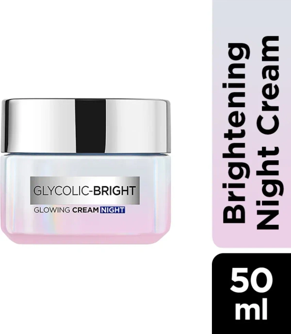 LOREAL CRM GLYCOLIC-BRIGHT NIGHT CREAM - 50ML