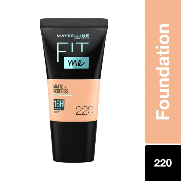 MAYB. FIT ME FDN 220 NAT. BEIGE MATT+ PORELESS SPF-22 - 18ML