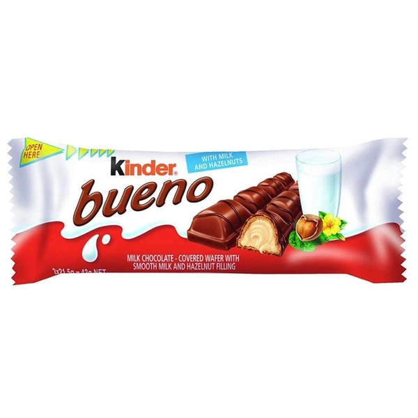 KINDER BUENO BARS - 43GM