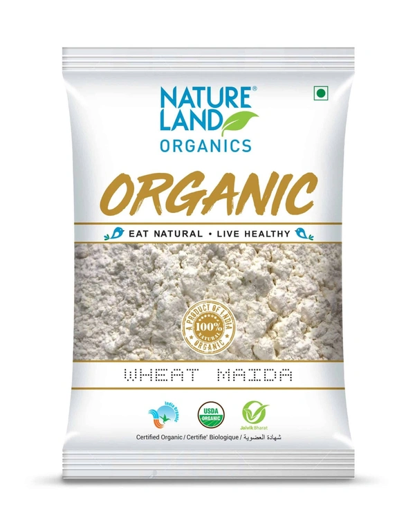 NLO ORGANIC REFINED WHEAT (MAIDA) - 500GM