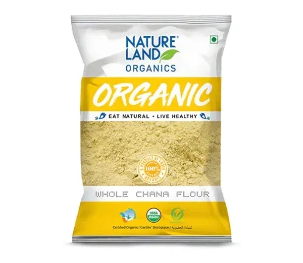 NLO ORGANIC WHOLE CHANA FLOUR - 500GM