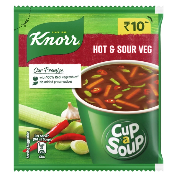 KNORR SOUP VEG. HOT & SOUR - 12GM