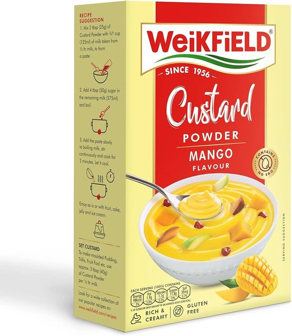 W/F CUSTARD POWDER MANGO - 75GM