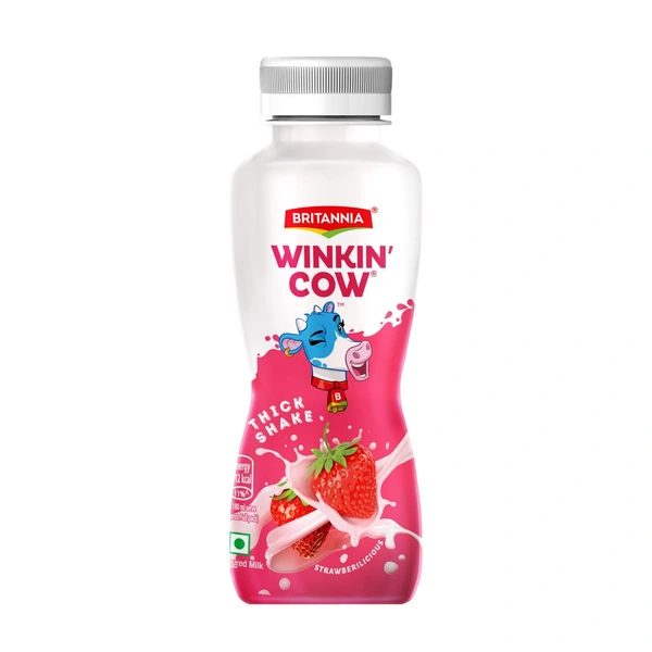 BRT WINKIN COW MILK SHAKE STRAWBERRY - 180ML