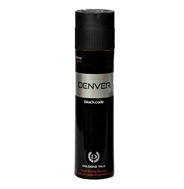 DENVER TALC BLACK CODE - 100GM