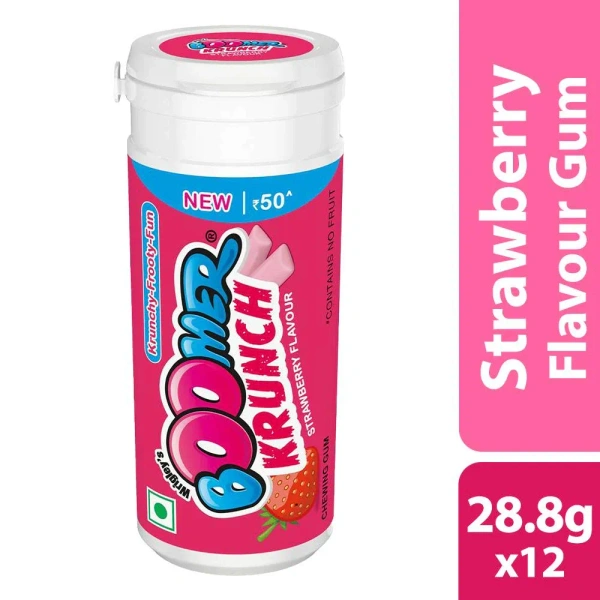 BOOMER KRUNCH STRAWBERRY FLAV - 22GM