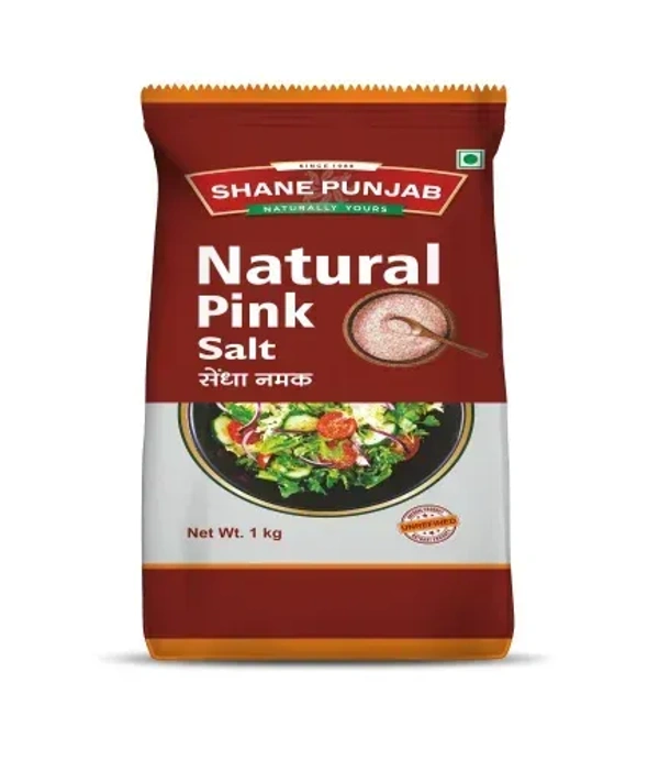 NATURAL PINK ROCK SALT - 1KG