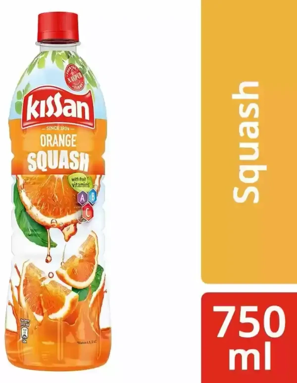 KISSAN SQUASH ORANGE - 750ML