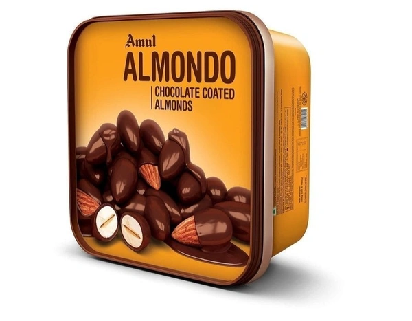 AMUL CHOC. TUB ALMONDO - 200GM