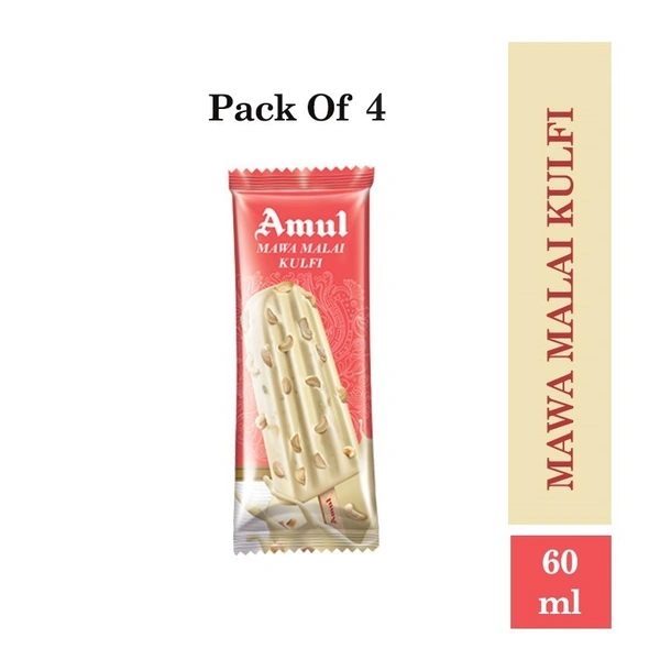 AMUL ICE CREAM KULFI MAWA 240ML - 4N