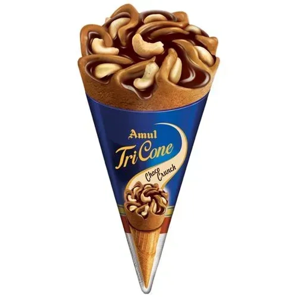 AMUL ICE CREAM TRICONE CHOCO BROWNIE - 150ML