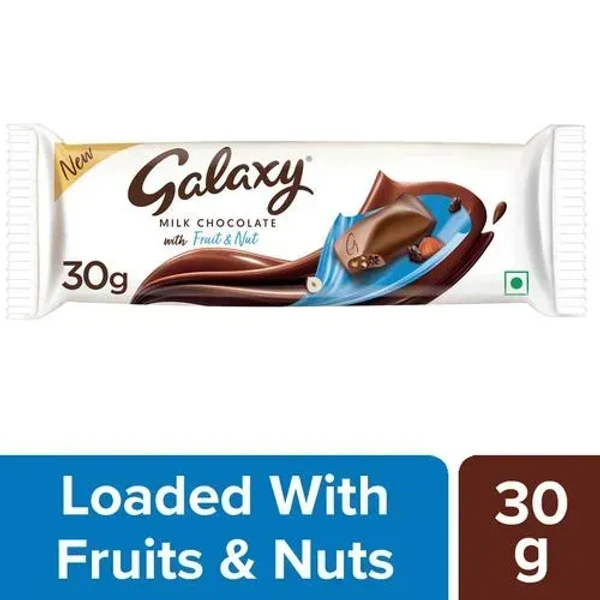 GALAXY FRUIT & NUT CHOCLATE - 30GM
