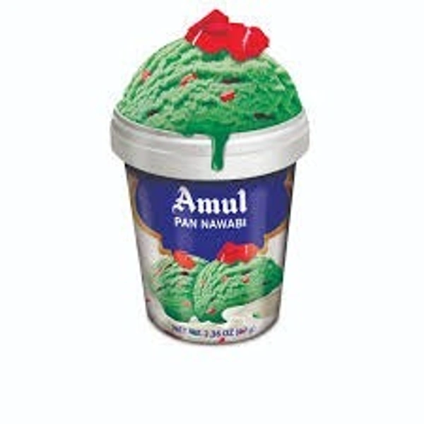 AMUL ICE CREAM JUMBO CUP PAN NAWABI - 125ML