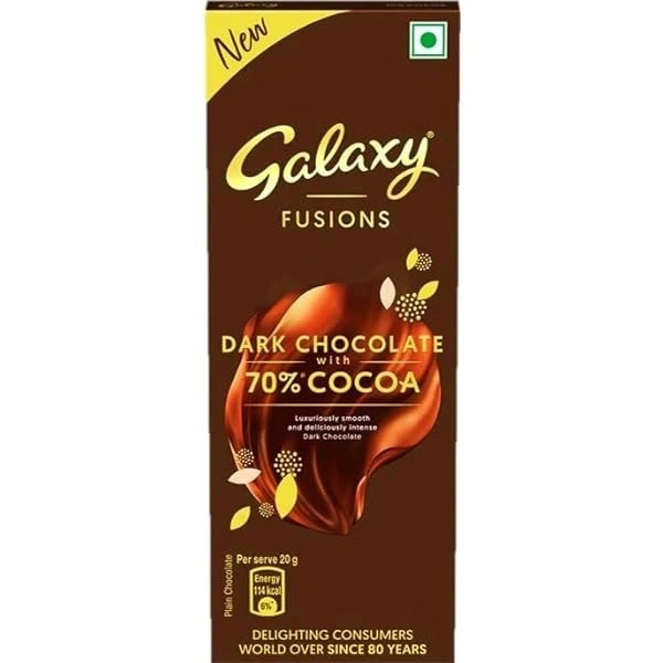 GALAXY DARK CHOCOLATE 70% COCOA - 27.5GM