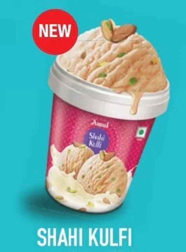 AMUL ICE CREAM JUMBO CUP SHAHI KULFI 125ML