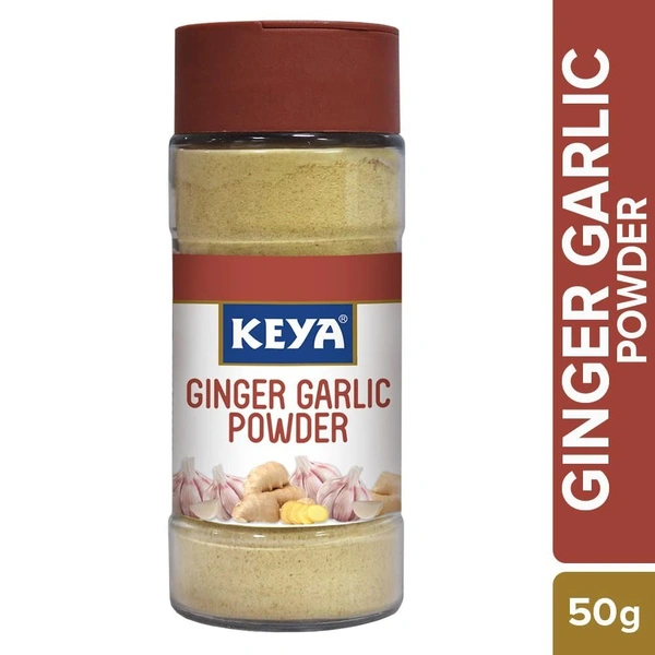 KEYA GINGER GARLIC POWDER - 50GM