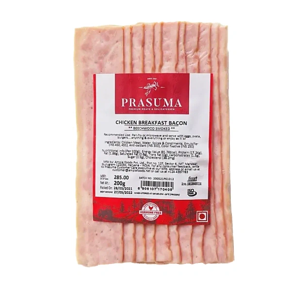 PRASUMA CHICKEN BECON BREAKFAST - 500GM