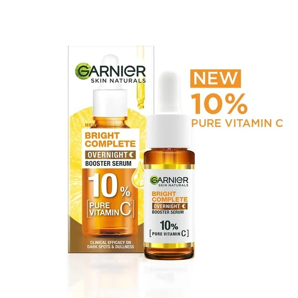 GARNIER BRIGHT COMPLETE OVERNIGHT SERUM - 15ML