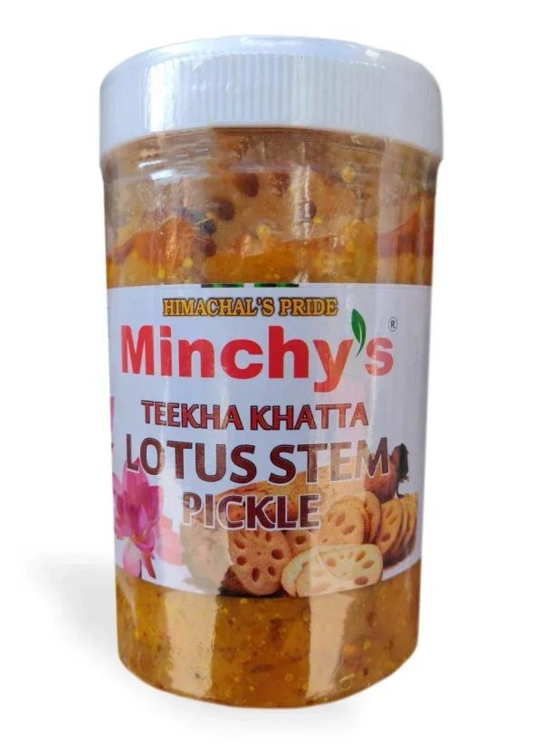 MINCHYS PICKLE LOTUS STEAM (KAMAL KAKDI) - 500GM