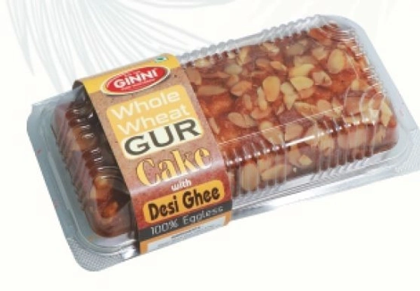 GINNI VEG WHOLE WHEAT GUR CAKE - 200GM