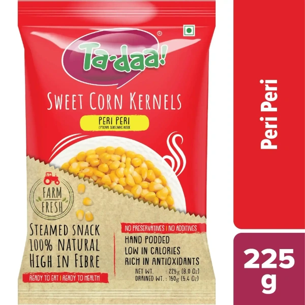 TA-DAA SWEET CORN PERI PERI - 225GM