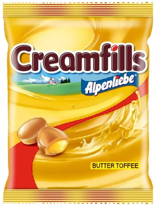 ALPENLIEBE CREAMFILLS BUTTER TOFFEE (POUCH) - 380GM