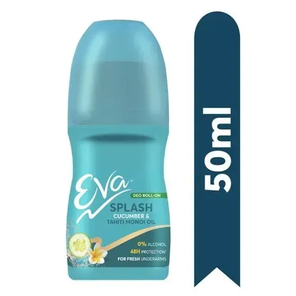 EVA ROLL ON SPLASH CUCUMBER & TAHITI OIL - 50ML