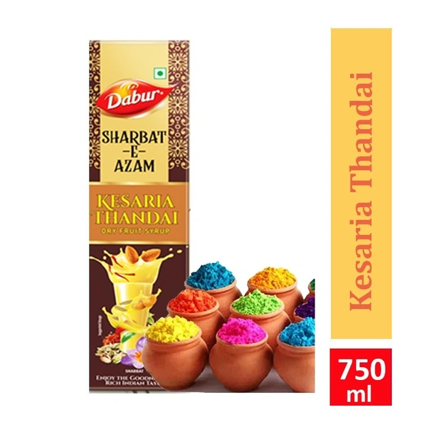 DABUR SHARBAT-E-AZAM KESARIA THANDAI - 750ML