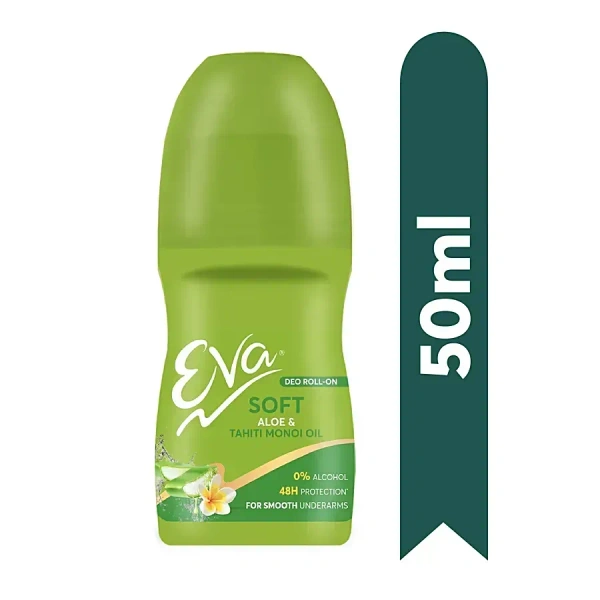 EVA ROLL ON SOFT ALOE & TAHITI OIL - 50ML