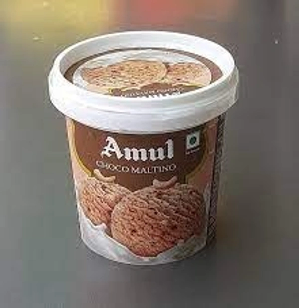 AMUL ICE CREAM JUMBO CUP CHOCO MALTINO - 125ML