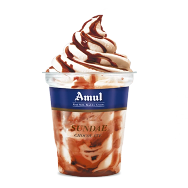 AMUL ICE CREAM SUNDAI CHOCOLATE - 125ML