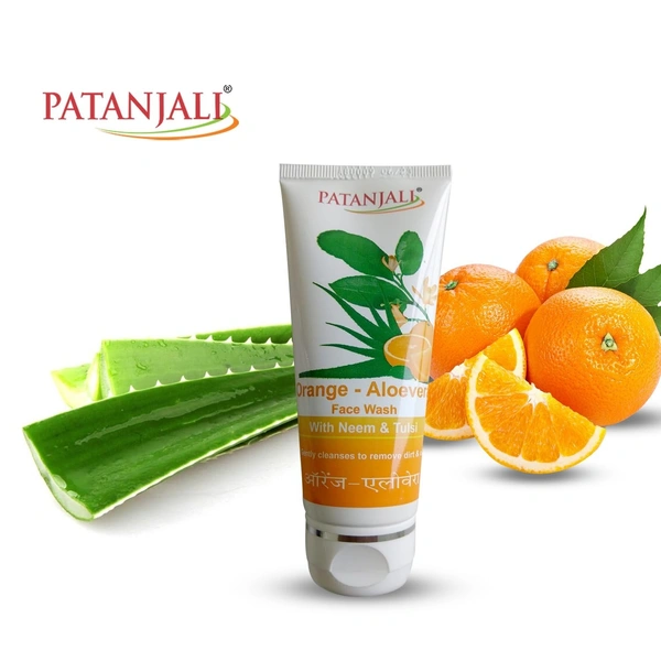 PATANJALI F/W ORANGE ALOE VERA - 100GM