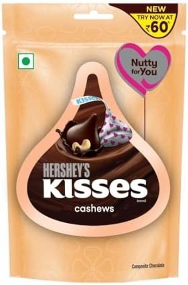 HERSHEYS KISSES CASHEWS - 33.6GM