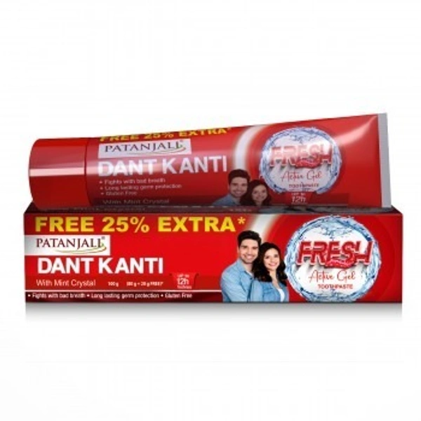 PATANJALI T/P DANT KANTI FRESH ACTIVE GEL - 100GM