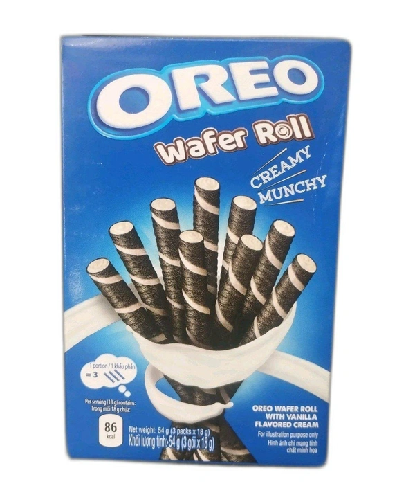 OREO IMPORTED WAFER ROLL VANILLA - 140GM