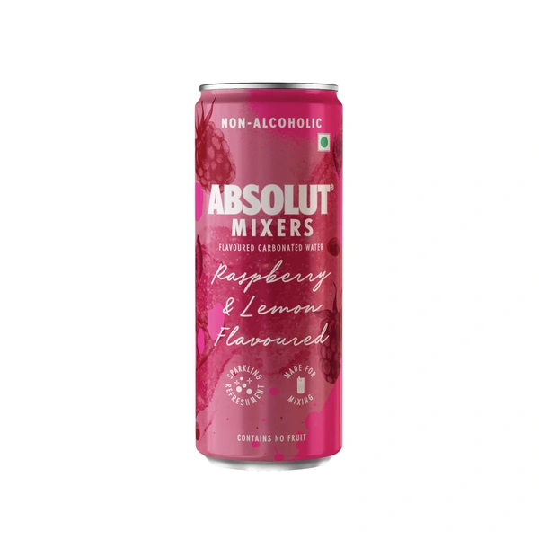 ABSOLUT NON-ALCHOLIC MIXERS RASPERRY & LEMON - 250ML