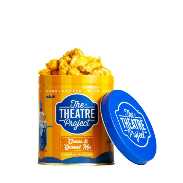 TTP POPCORN CHEESE & CARAMEL (TIN) - 95GM