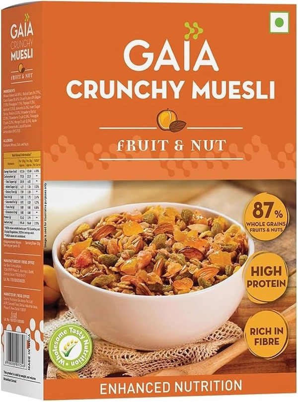 GAIA MUESLI FRUIT & NUT - 400GM