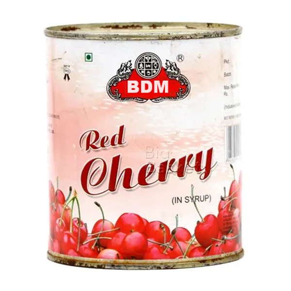 BDM RED CHERRY IN SYRUP - 850GM