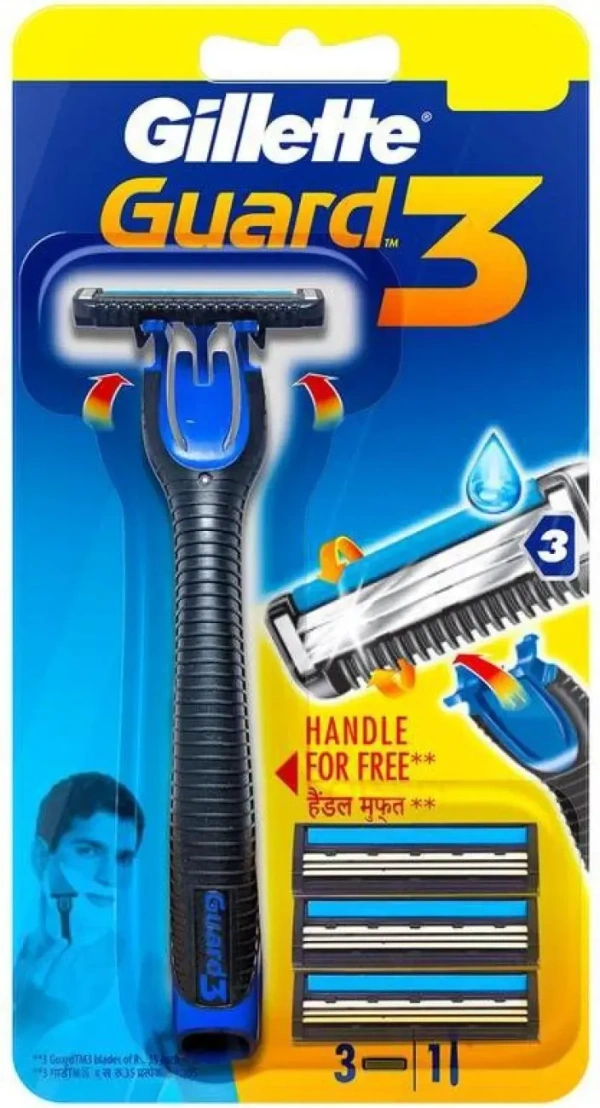 GILLETTE GUARD-3 RAZOR - COMBO