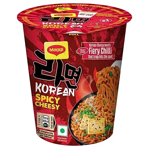 MAGGI NDL CUPPA KOREAN SPICY CHEESY - 71.5GM