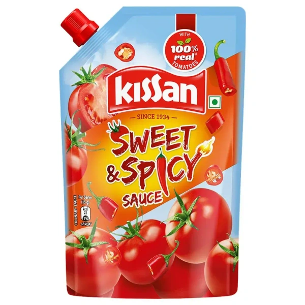 KISSAN KETCHUP SWEET & SPICY - 200GM