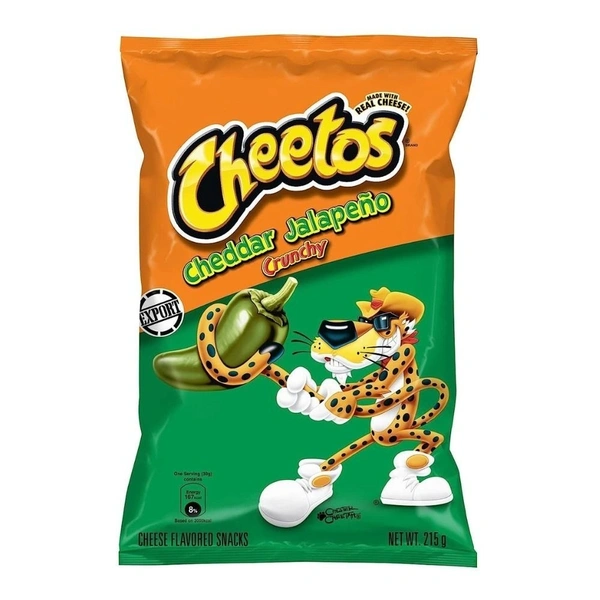 CHEETOS CHEDDAR JALAPENO CRUNCHY - 226GM