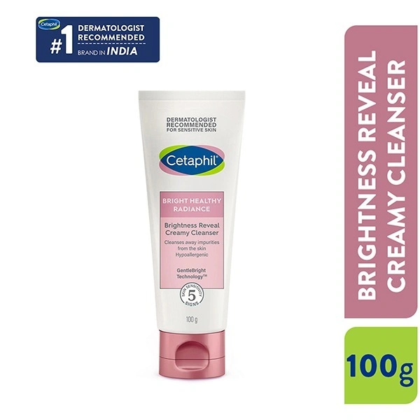 CETAPHIL BRIGHT HEALTHY RADIANCE BTNES REV. CRMY CLEANSER - 100GM