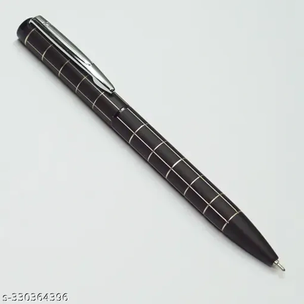 CELLO B.PEN CHEQUERS METAL N BLUE - 1N