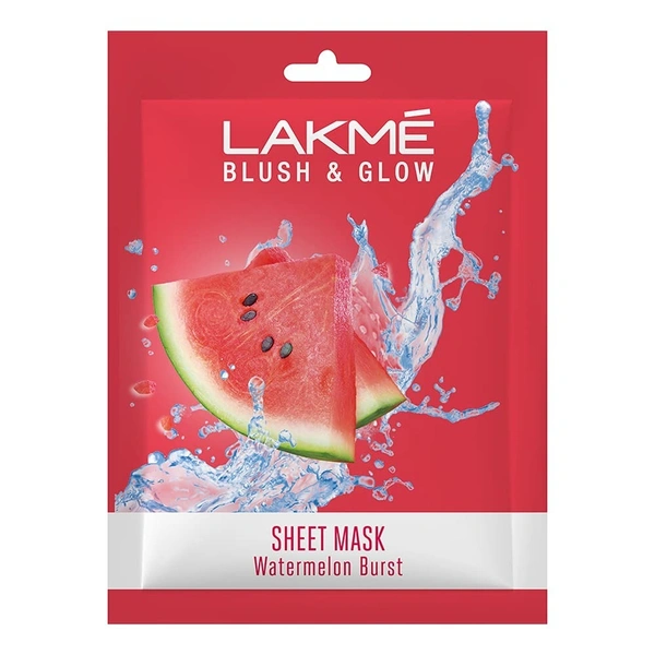 LAKME SHEET MASK BLUSH & GLOW WATERMELON - 20ML
